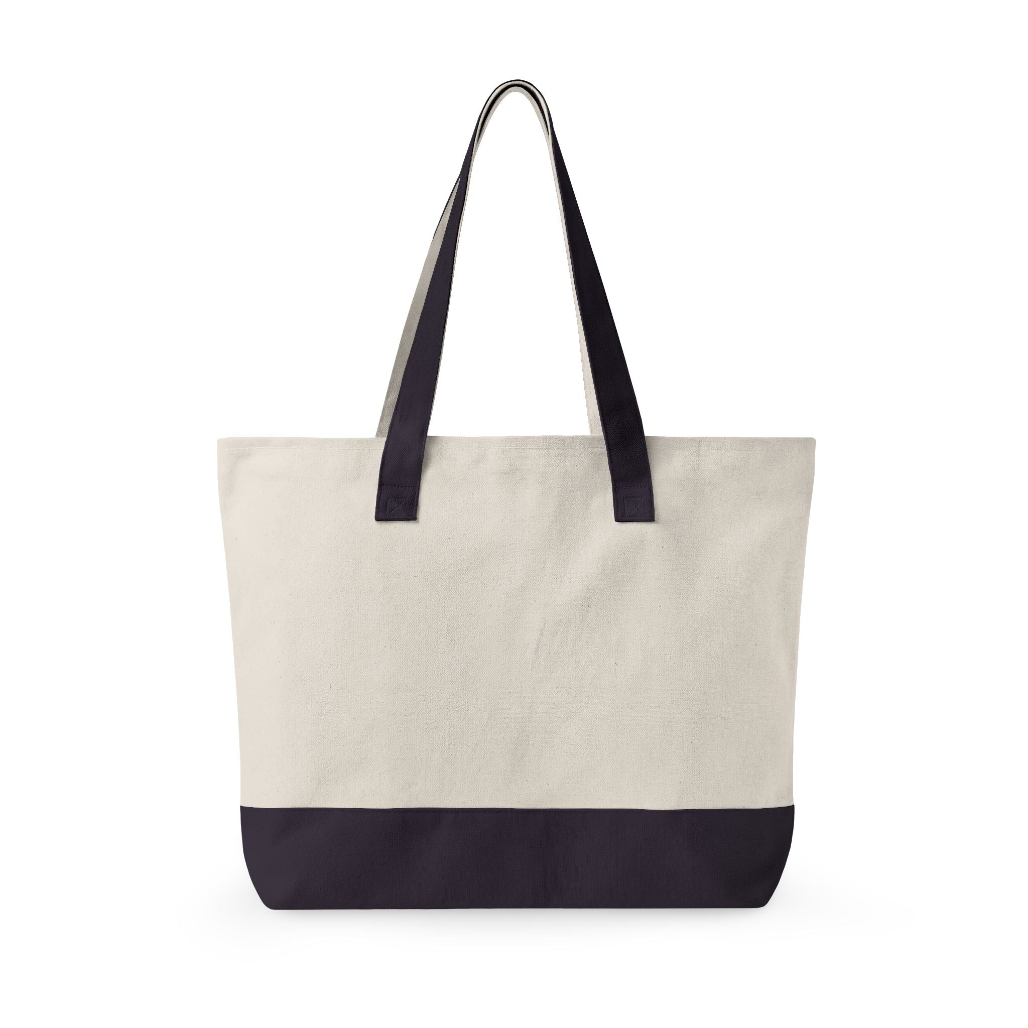 Canvas Zipper Tote Bag