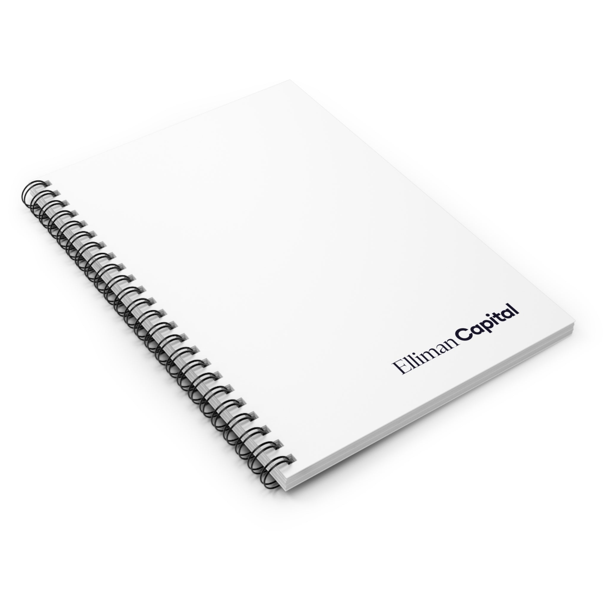 Ruled Spiral Notebook | White
