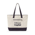 Canvas Zipper Tote Bag