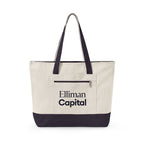Canvas Zipper Tote Bag