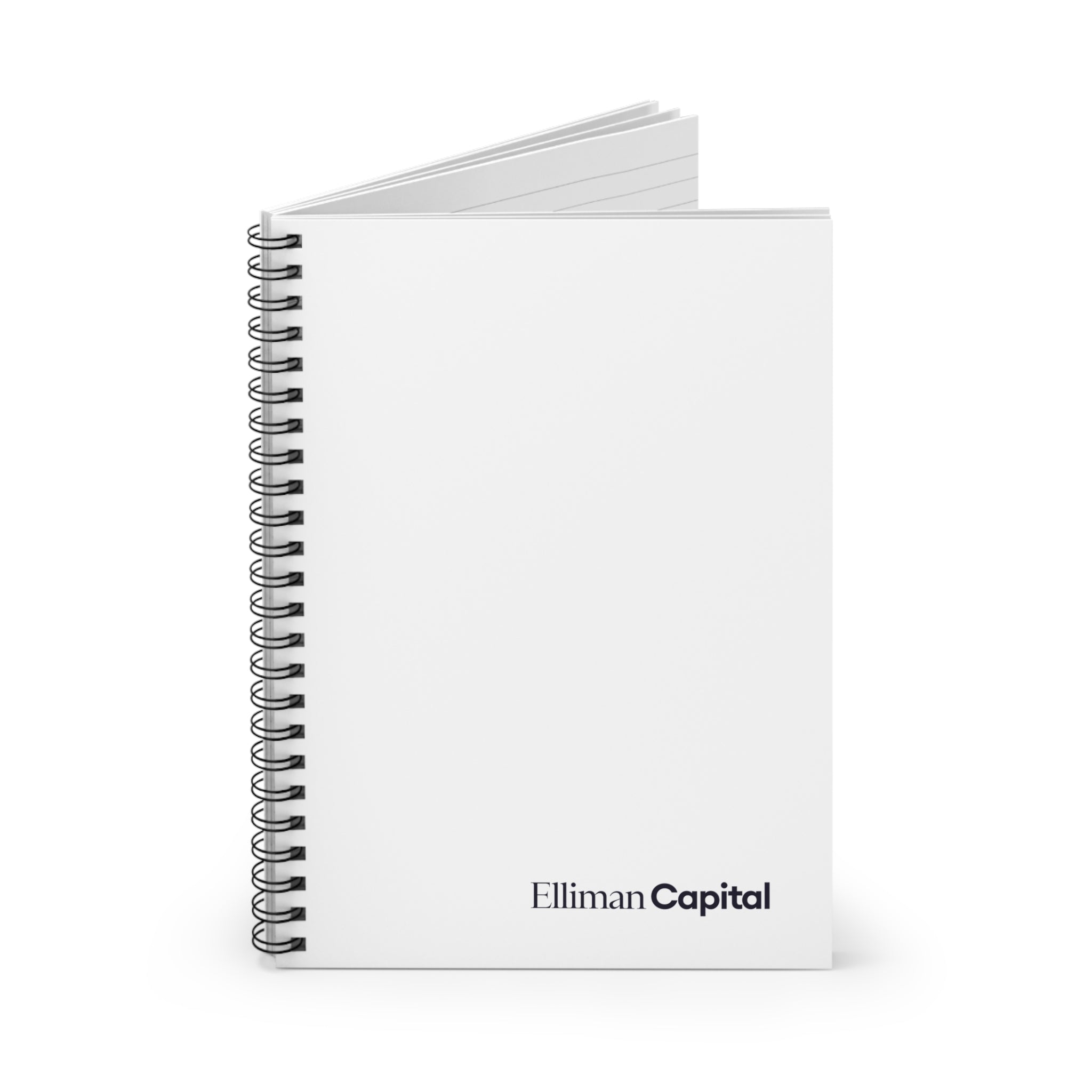 Ruled Spiral Notebook | White