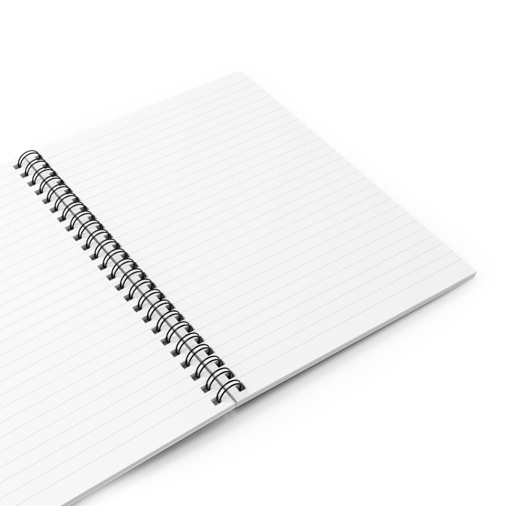 Ruled Spiral Notebook | White